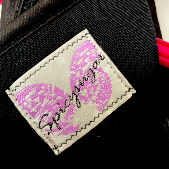 LBD with two layer silky underneath with embroidered overlay - Picture 2 of 2
